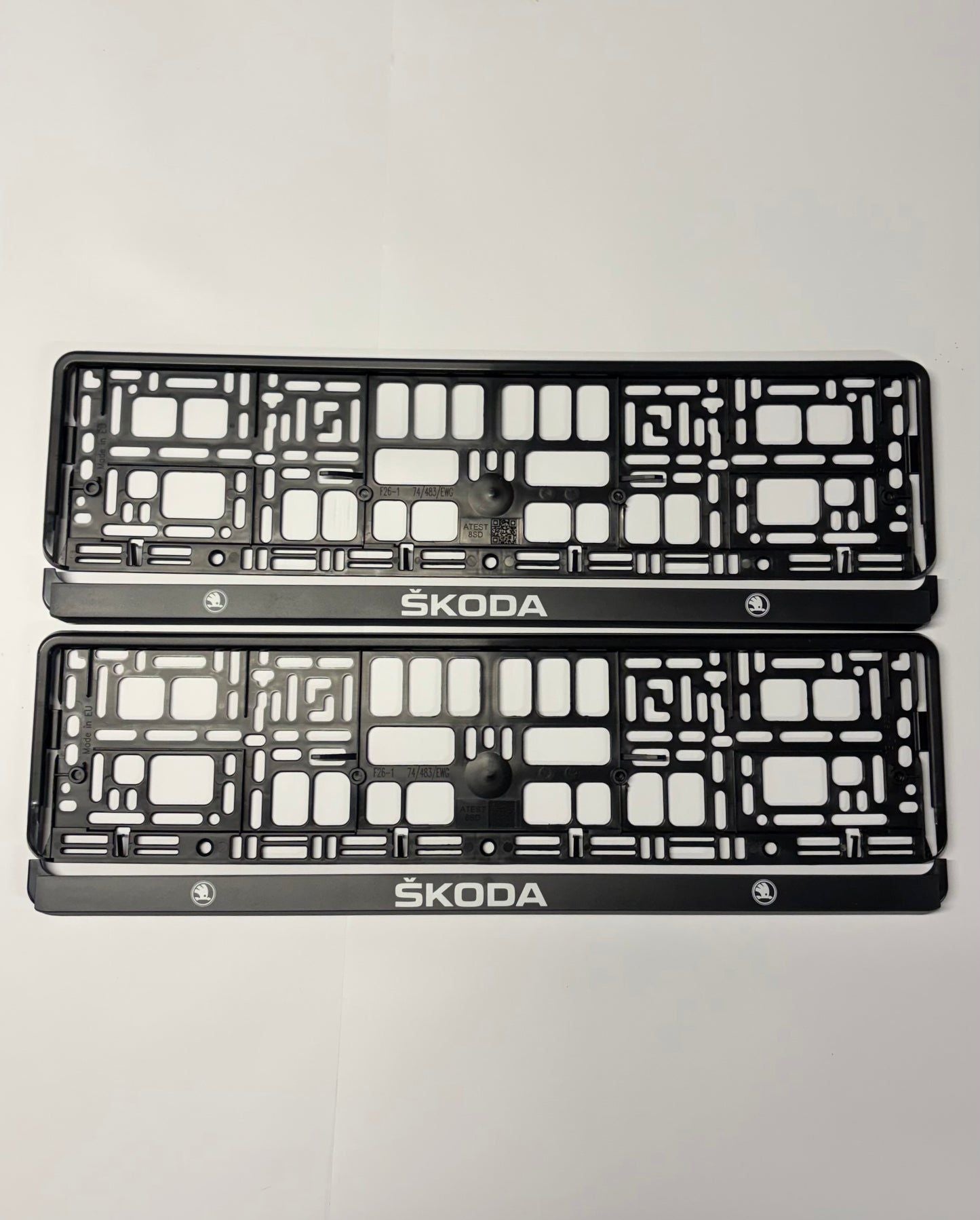 Branded Plate Holder - 2 piece - 1 pair