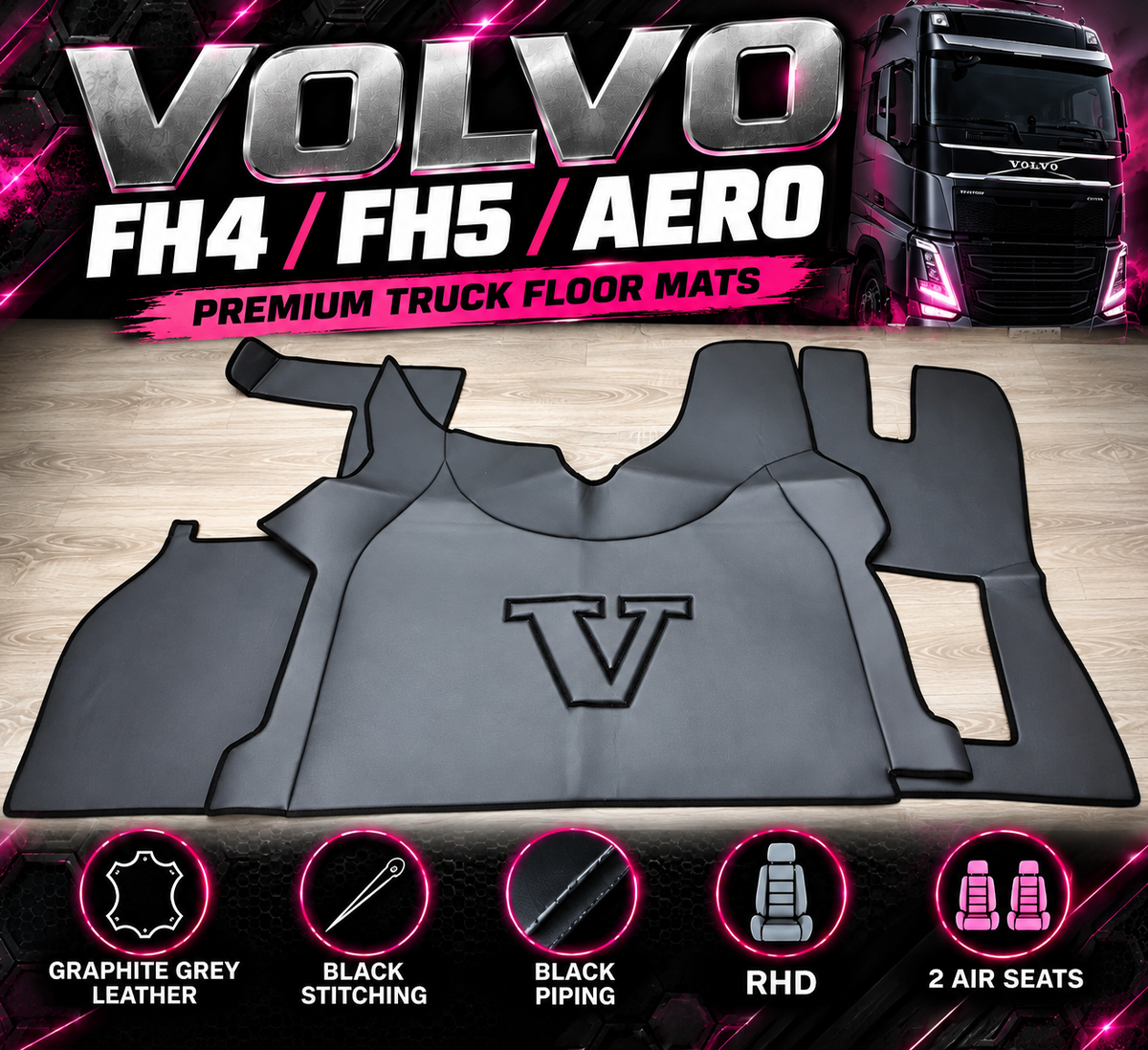VOLVO FH4 / FH5 / AERO FLOOR MAT