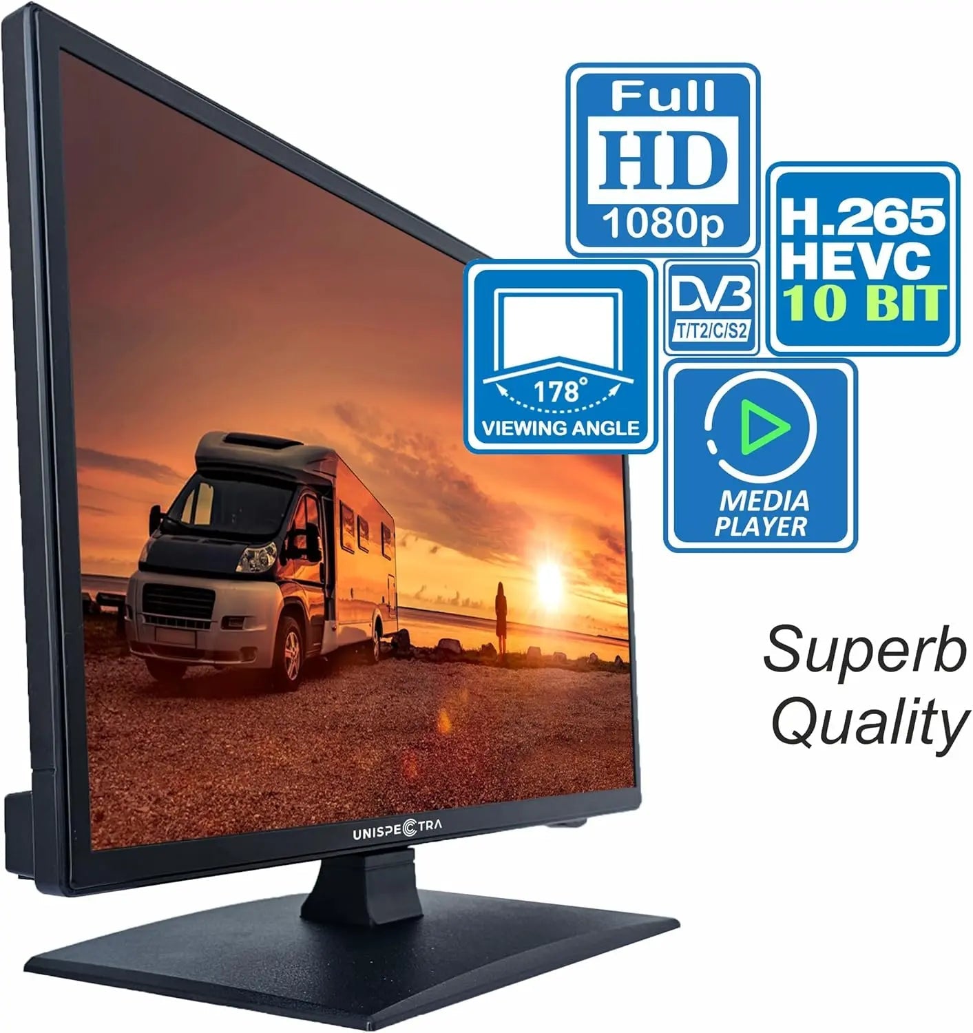19″ Unispectra® Smart TV (webOS) 12/24 Volt