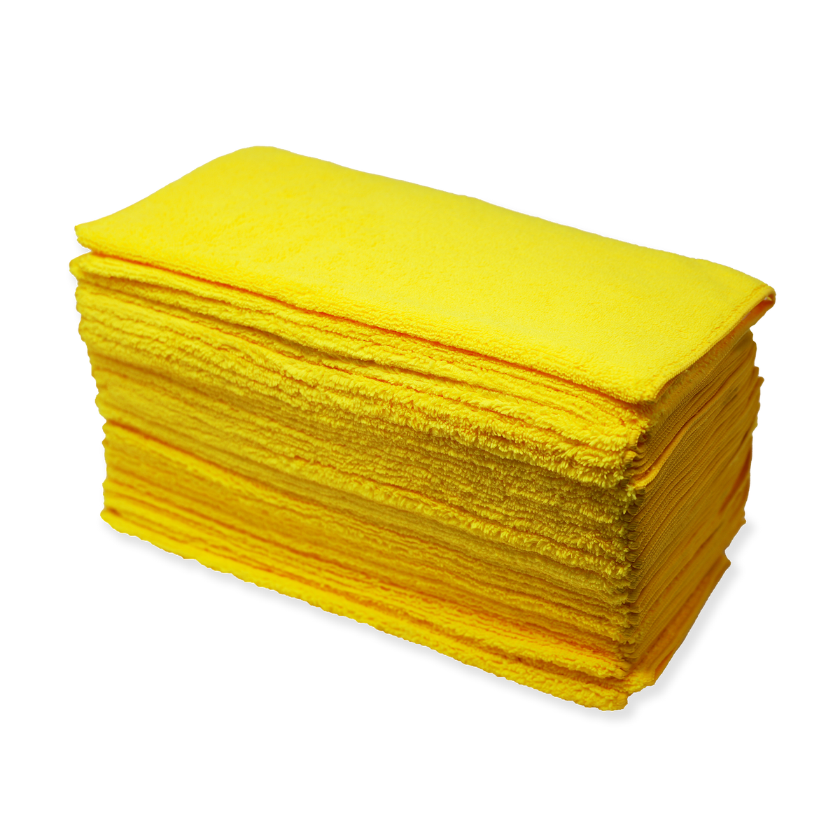 Microfibre Towels Pack of 36 - 40X40cm Yellow Super