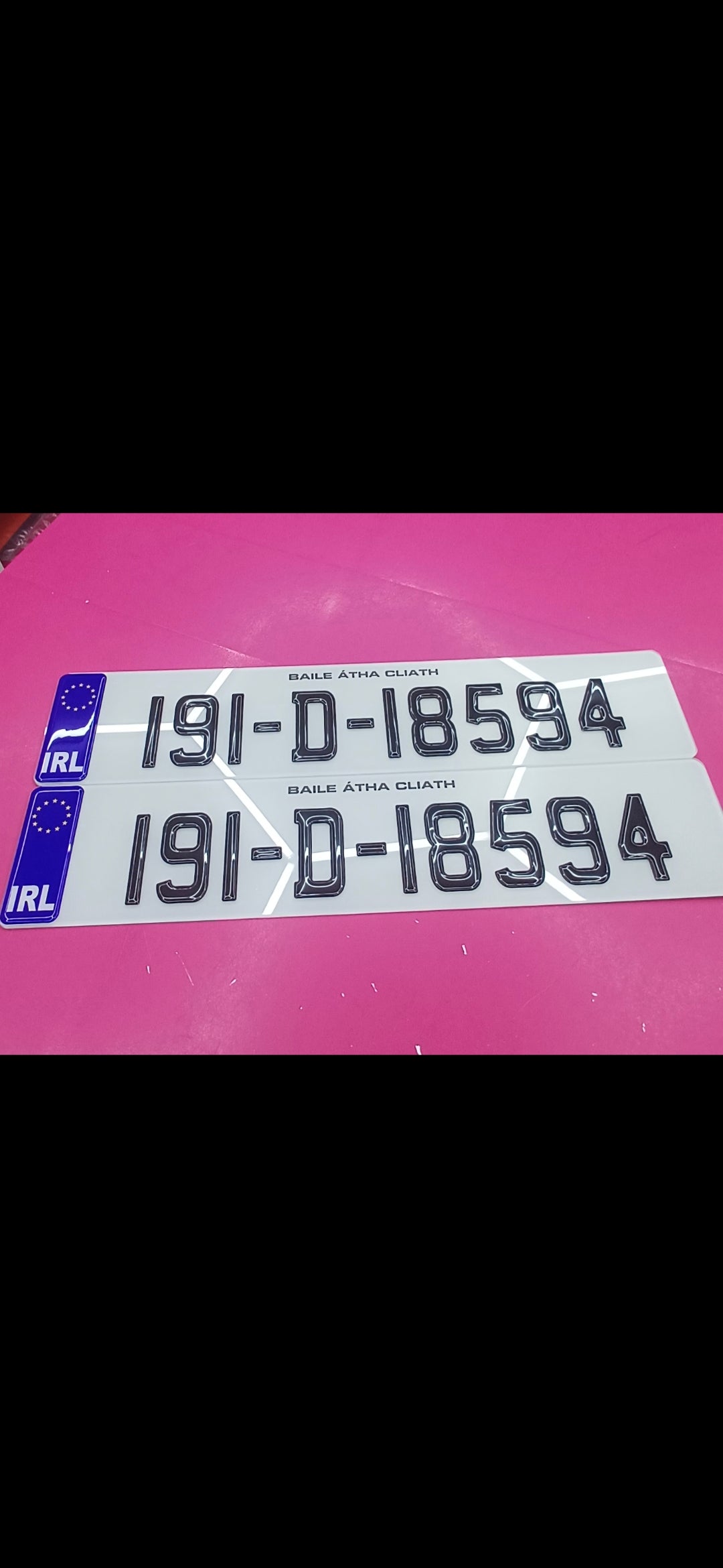 70m 3D Black Gel Plates Pair