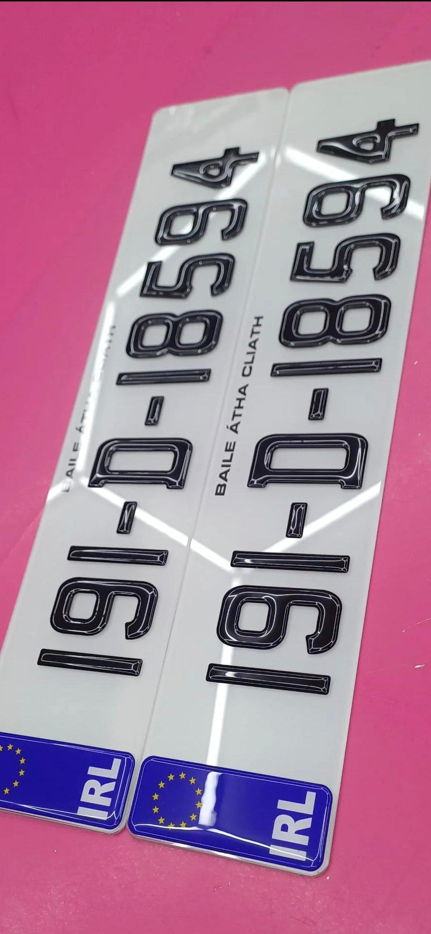 70m 3D Black Gel Plates Pair