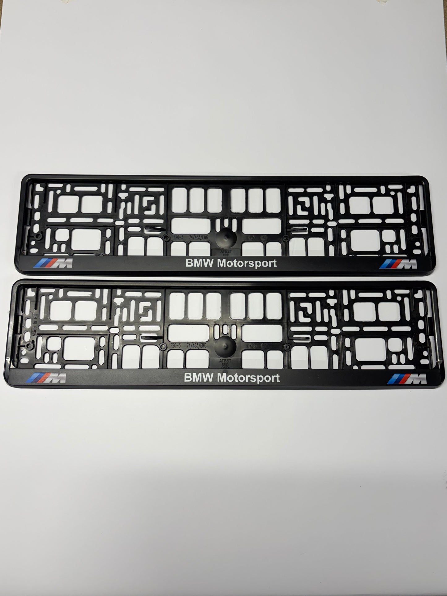 Branded Plate Holder - 2 piece - 1 pair