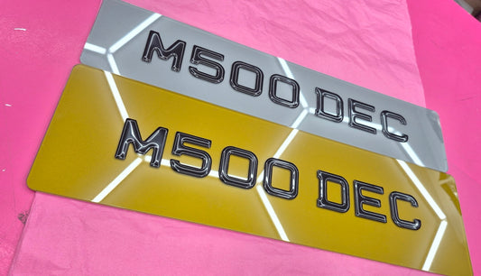 Landrover Tinted Gel Plates Pair