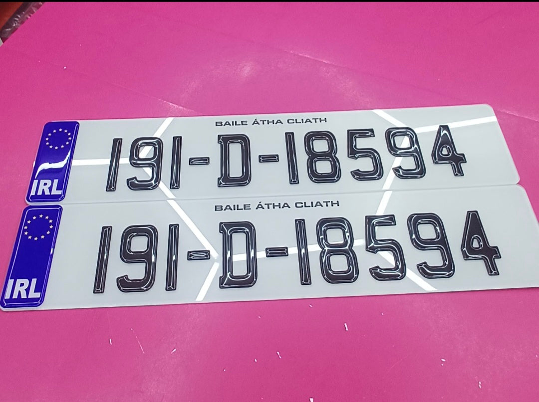 70m 3D Black Gel Plates Pair
