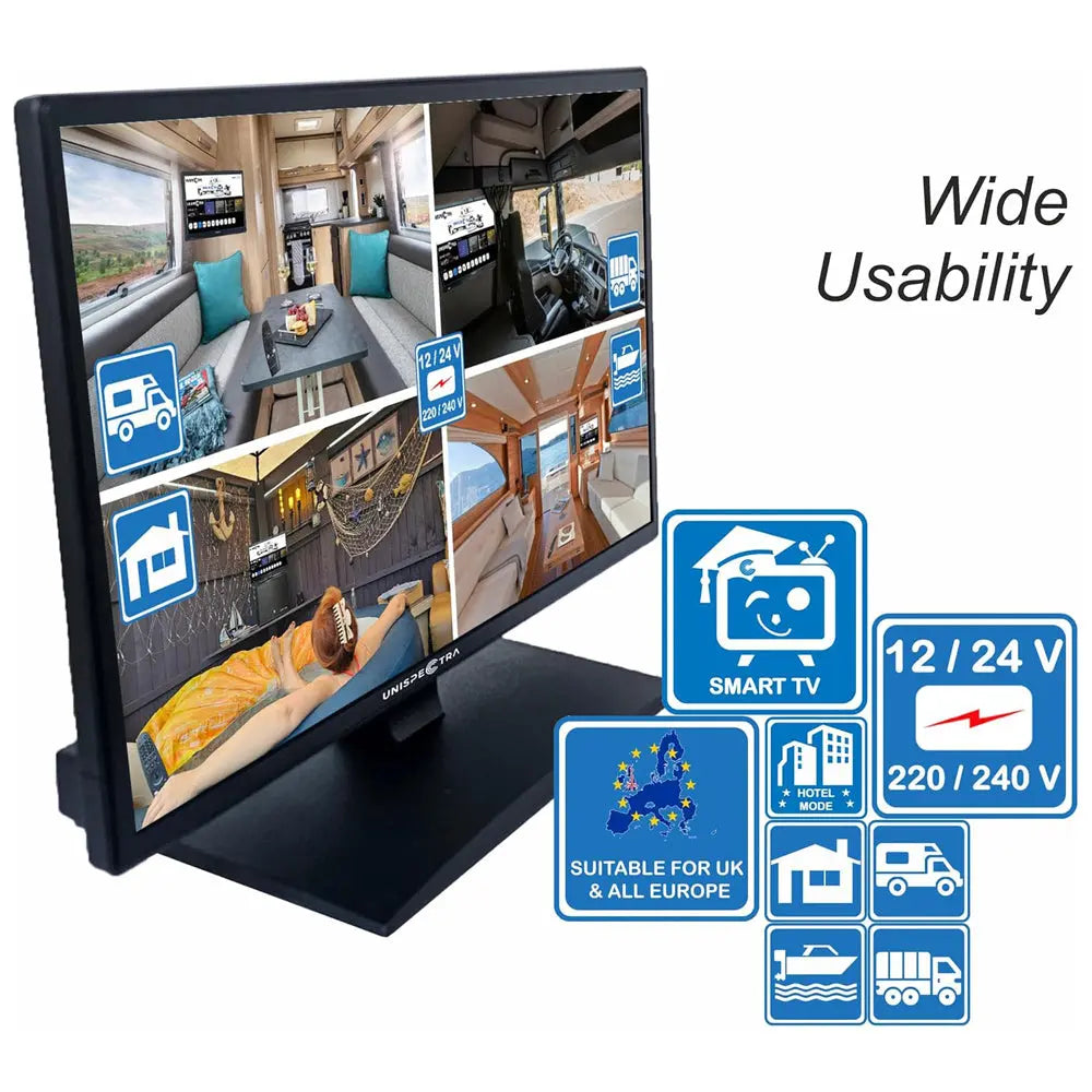 19″ Unispectra® Smart TV (webOS) 12/24 Volt