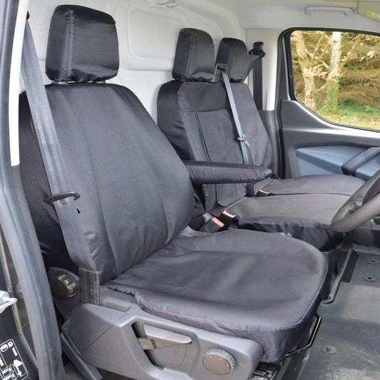 2013+ FORD TRANSIT CUSTOM TAILORED FIT SEAT COVER SET