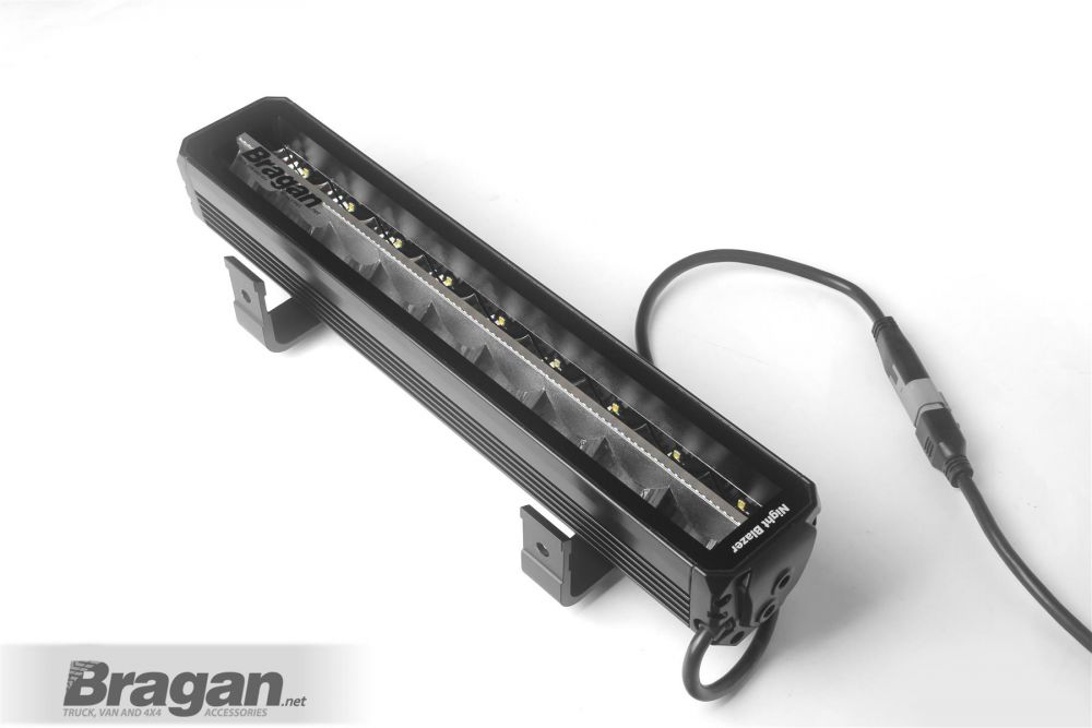 12v 24v Night Blazer 17" Dual Row LED Light Bar With DRL Park Light Row Function