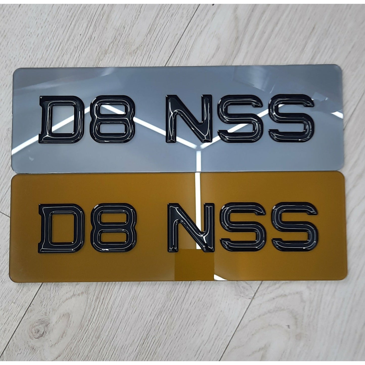 Tinted Short 5 digit - 3D Gel Plates Pair