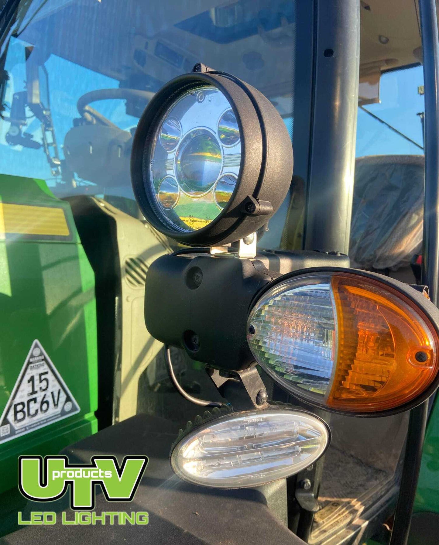 John Deere High Level LED Head Light insert with DRL