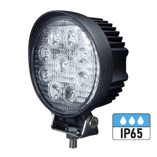 VR IP65 LED Worklamp (Round 27 Watt)